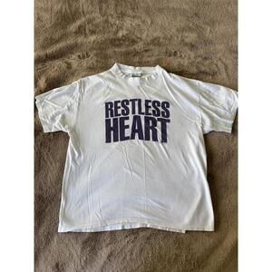 Vintage Restless Heart Graphic T-Shirt XL